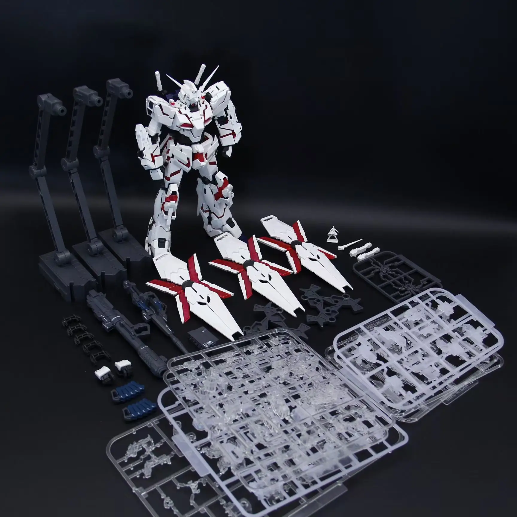 Shenshou نموذج Mgex Rx-0 عمل أرقام Mg 1/100 يونيكورن 2202 الجمعية Mecha أطقم منمذجة روبوت جمع الشكل الهوايات اللعب الهدايا