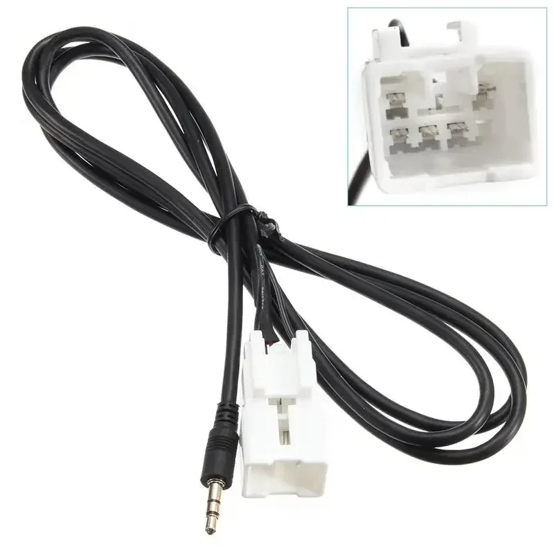 Für Ford 3,5 mm 5-poliges Auto-Auto-Schnittstellen-Aux-MP3-Hilfs-Audio-Adapterkabel Ba-Bf Falcon AUX-Kabel Eingang MP3-Kabel