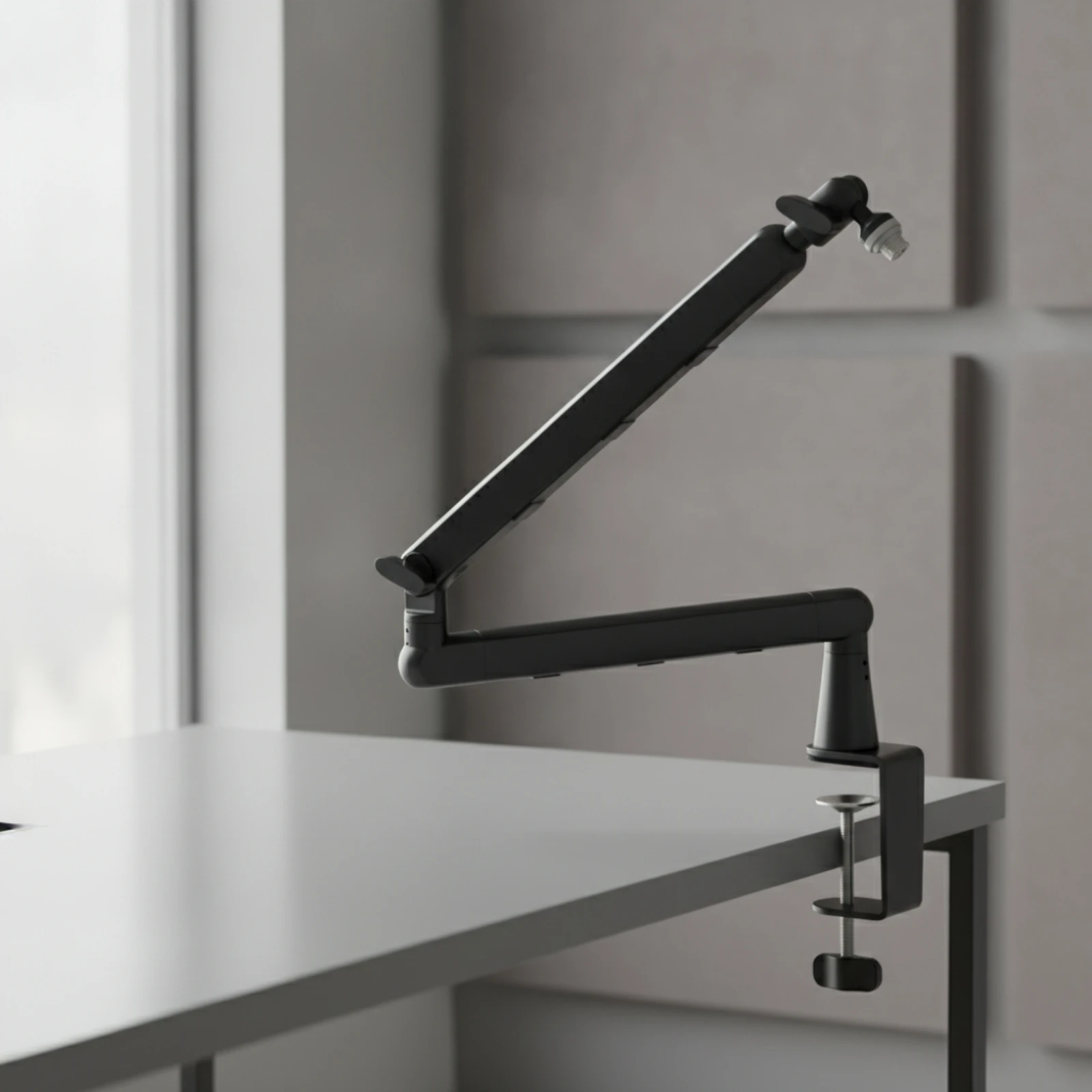 Audio Input Device Arm Arm Articulated Audio Input Device Arm Desk Mount Arm Scissor Mic Stand Heavy Duty Sturdy for Podcasters