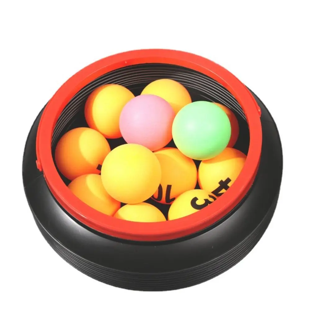 13pcs Convenient Orange Raffle Number Set 10 Count Printed Printed Balls PP Bucket Folding Folding Bucket Raffle Draw