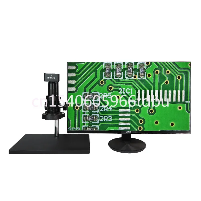 

HD Photo Measurement CCD Microscope 2K Electronic Maintenance Medical Research PCB Circuit Board FPC Magnifying Glass