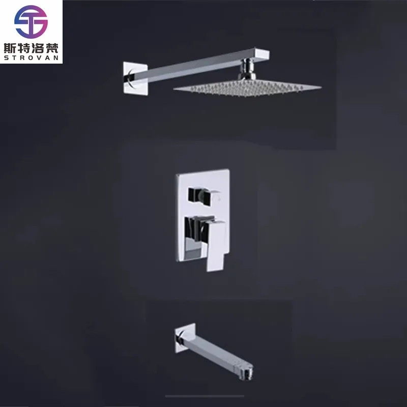 

Hidden Shower Mixer,3 Function Wall Mounted Shower Mixer,single Lever Shower Mixer Faucet