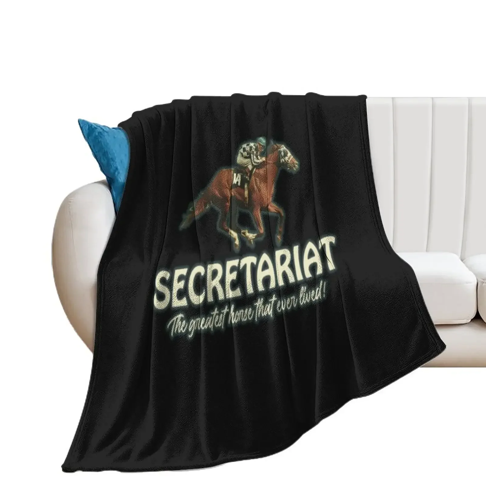 

Secretariat Throw Blanket Luxury for sofa anime Blankets For Bed Blankets