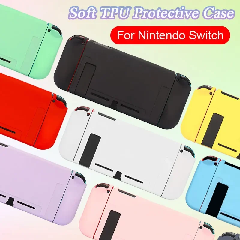 

Мягкий чехол из ТПУ для игровой консоли Nintendo Switch NS JoyCon, модный защитный чехол ярких цветов, аксессуары