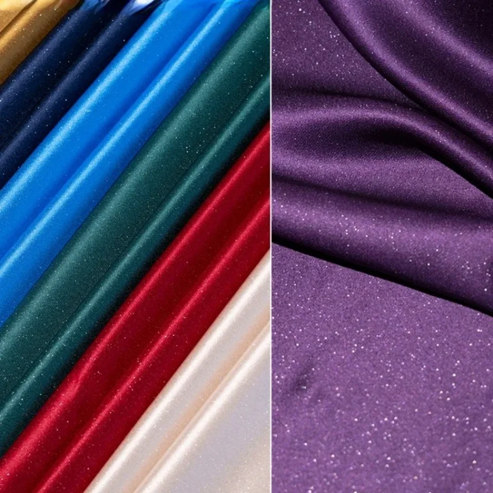 

Skin Friendly Acetic Acid Fabric for Dress Shirt Clothing Designer Fashion Apparel Diy Sewing Material By The Meter