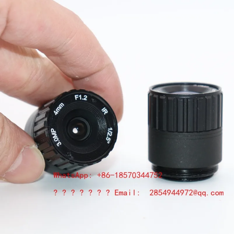 High Definition 3 Million Pixel Fixed Aperture Fixed Focus 4/6/8/12/16/25 MM Vision Lens Industrial CCD Lens