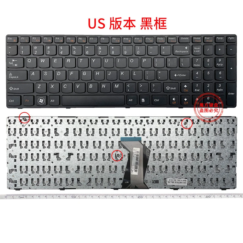 Nowa klawiatura do laptopa RU/BR/US/SP dla Lenovo G580 G580A G580AM G585 G585G G585A G780 G770 G770A G590 Z580 Z580A Z585 Z585AM B580A