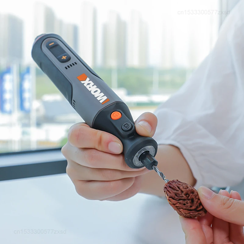 Worx Rotary Tool WX106/750 Cordless Mini Engraving Grinding Polishing Machine Variable Speed Electric Drill Portable Power Tools