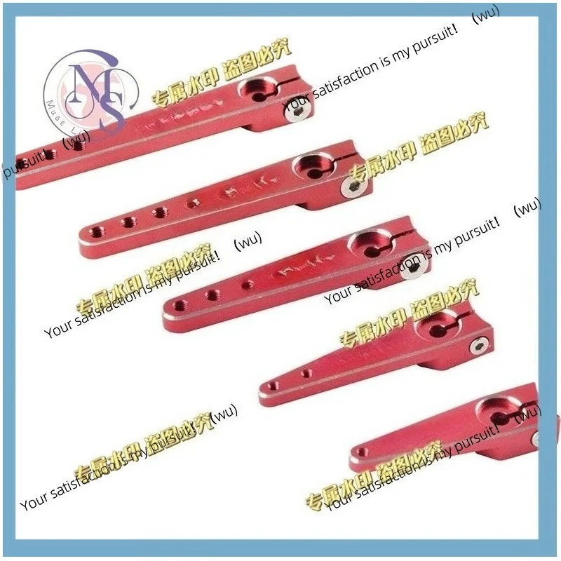 Model aircraft servo 6062 aluminum alloy rocker arm with dual holes and lock