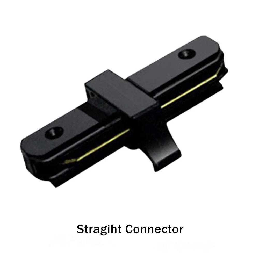 Rail de lumière de voie de LED 0.5M 2 fils Rail électrifié avec des Spots Rails de lampe de voie de Led pour l'éclairage de magasin de vêtements de maison 2 pièces/lot