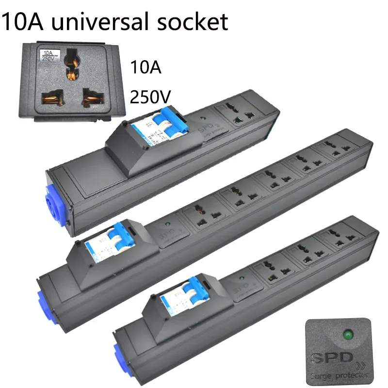 

PDU Power Strips Schuko Powerlink box audio 3P Авиационная вилка Универсальный выход SOCKET 20A Управление воздушным переключателем