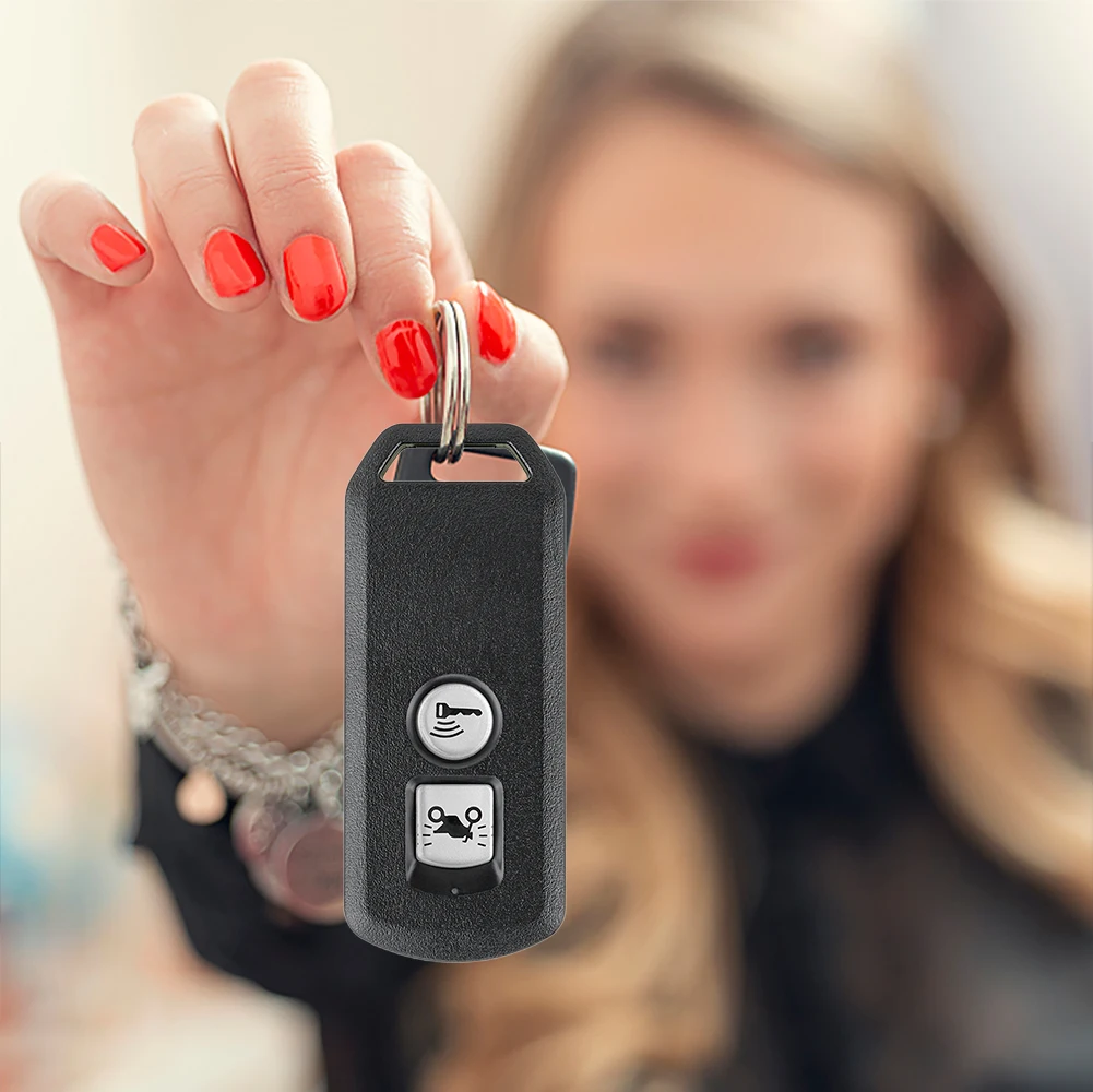 

Motorcycle Remote Key Fob ID47 Chip Motorcycle Keyless Entry Metal Motorcycle Smart Key for Honda Motorcycles Scooters 2017-2019
