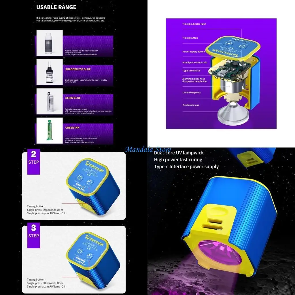 

U2JC LED Light LED Lamp Bead USB Powered Support Plug & for Play Repair Tool