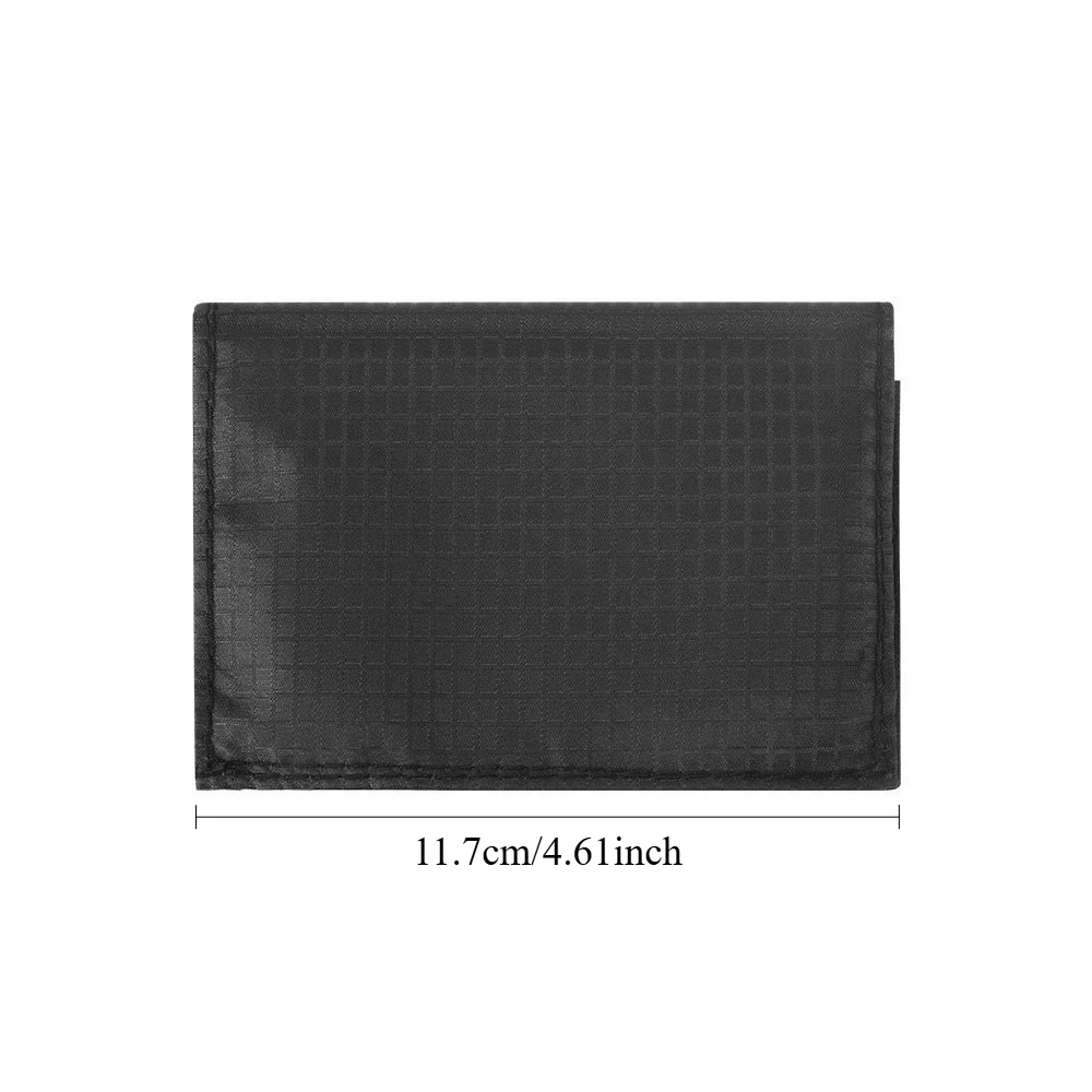 Travel passport wallet, tear-resistant nylon document organizer, with multiple card slots, boarding pass, and cash pockets