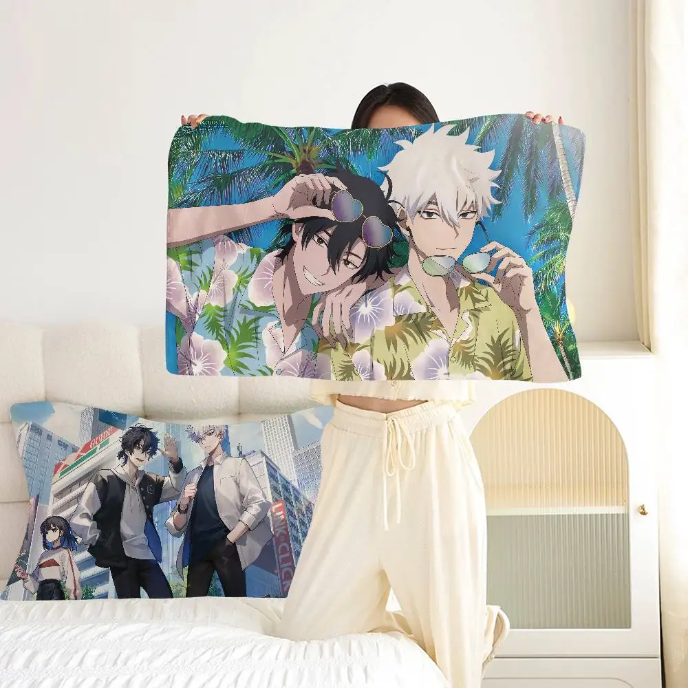 Link C-Click Anime Cartoon Pillow Towels & Cotton Pillow Inner Cases - Cute, Anti-Head Oil, Polyester & Cotton Options