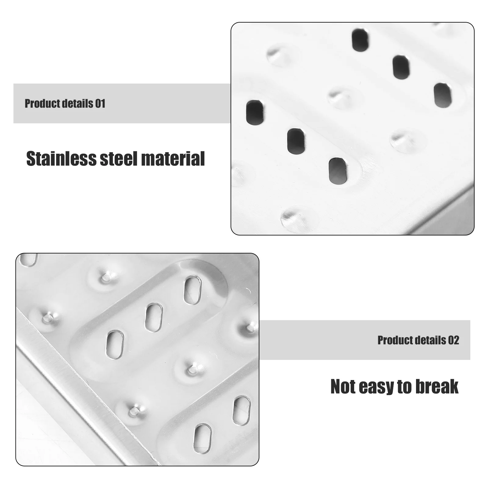 Griglia di scarico esterna con copertura per trincea in acciaio inossidabile per sistema di drenaggio a pavimento per garage da cucina Griglia metallica Canale sostituibile