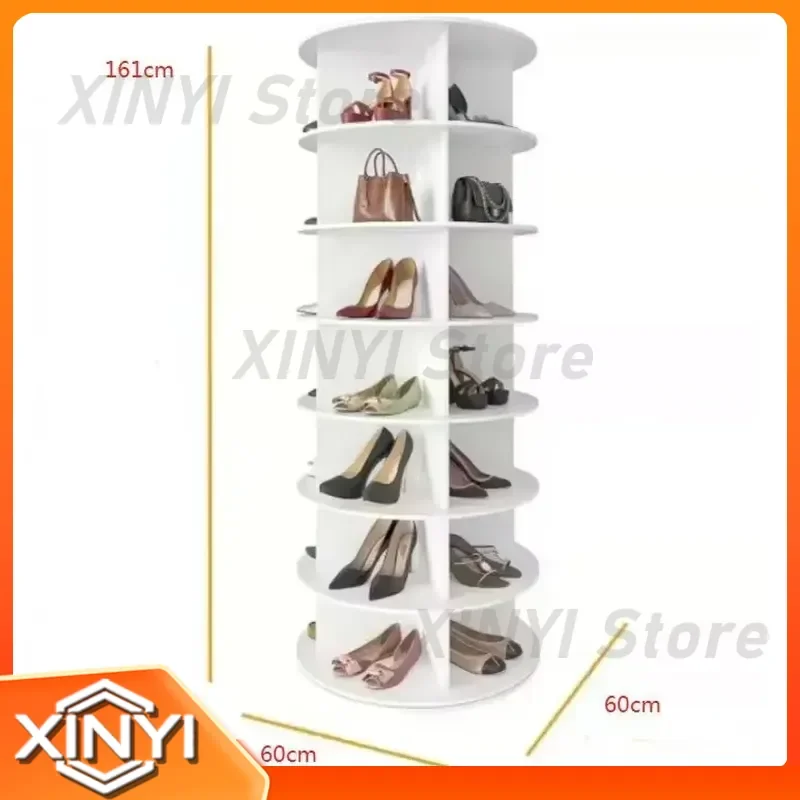 for Original Rotating Shoe Rack Tower 7 Tier Hold Over 35 Pairs Spinning Shoe Display Lazy Susan Revolving 360