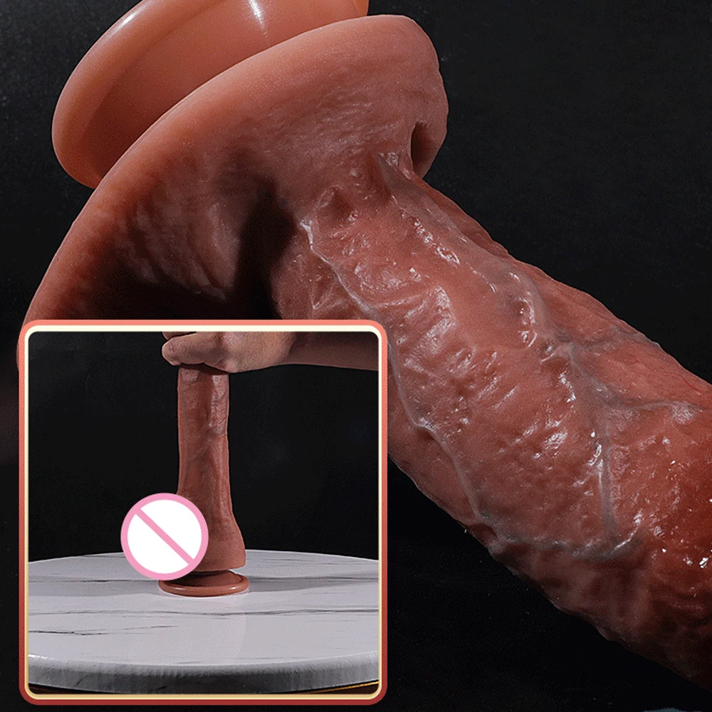 Silicone Realistic Dildo Real Penis Dick Huge Big Suction Cup Strapon 14.5-23cm 5.7-9.06inch Women Female Sex Toy Anal Plug