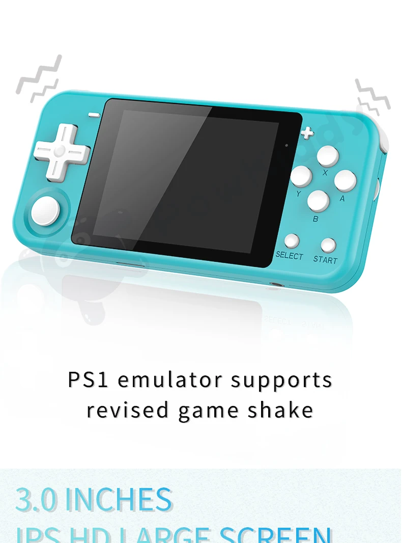 Powkiddy 휴대용 게임 콘솔, IPS 스크린, 오픈 소스 레트로 비디오 게임 플레이어, FC 포켓 미니 게임 콘솔, 어린이 선물 상자, Q90
