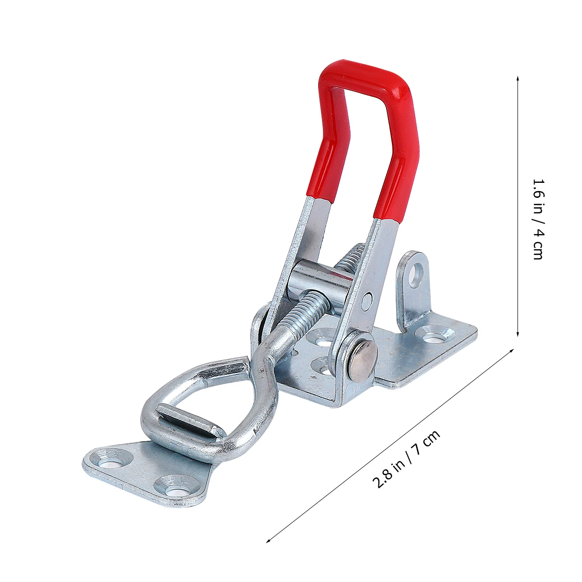 

4Pcs Iron Toggle Clamp Adjustable Quick Release Hold Latch Clamp for Door Cabinet Box Case Heavy Duty Tool Toggle Latch