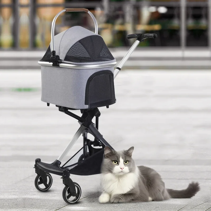 Portable Trolley Stylish Pet Stroller Removable Stroller For Pets