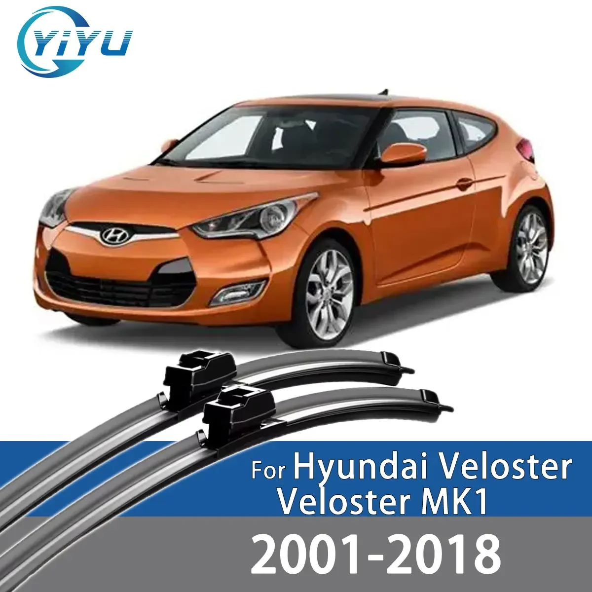 2PCS Car Front Wiper Blades For Hyundai Veloster Veloster MK1 2001-2018 Windshield Windscreen Accessories