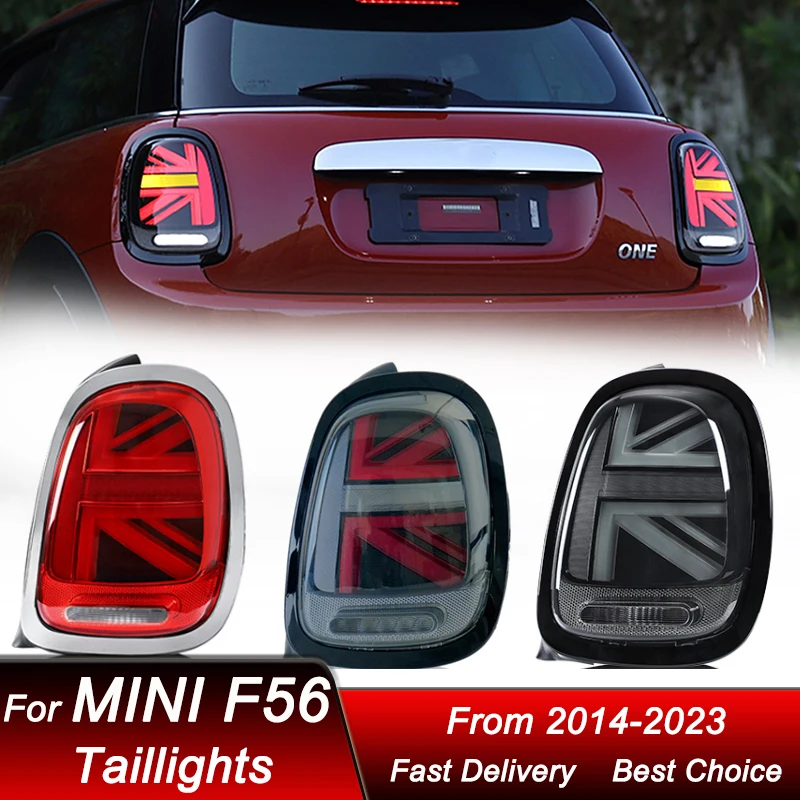 

Стайлинг автомобиля задние фонари для BMW Mini F56 F55 F57 2014-2023 новый стиль полностью светодиодный динамический указатель поворота задний фонарь в сборе