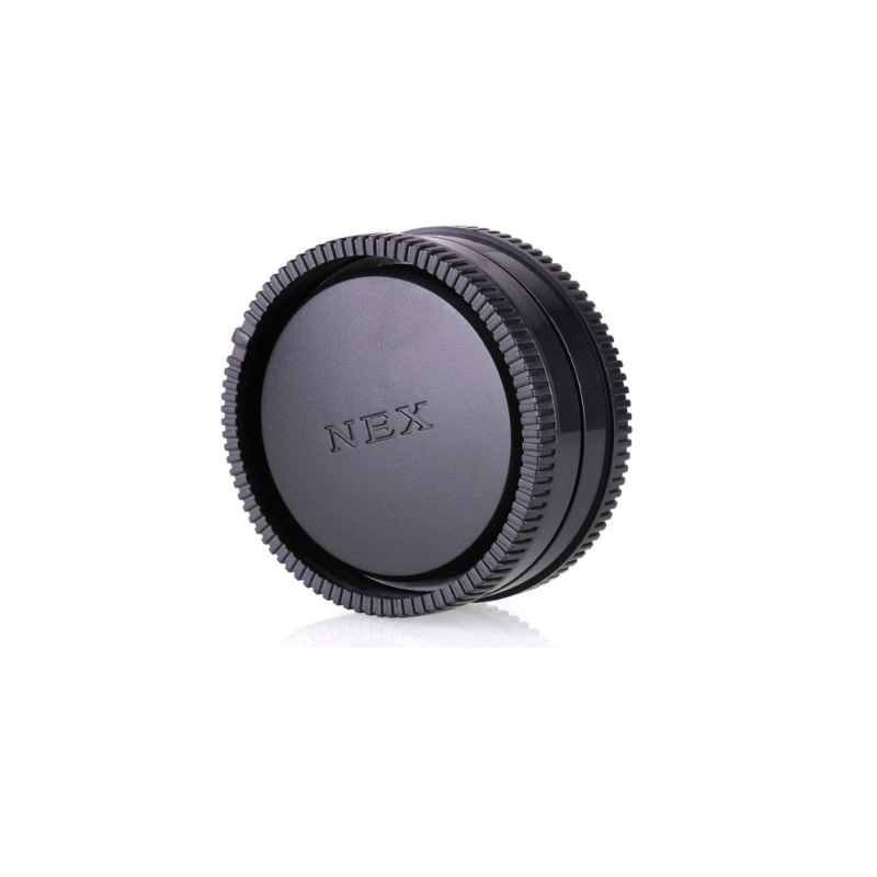 Rear Lens Cover+Body Cap Anti-dust Protection Plastic Black For sony NEX mount a5100 A6000 a6300 a6500NEXC3 5 5N 6 7 A7 A7II A7s