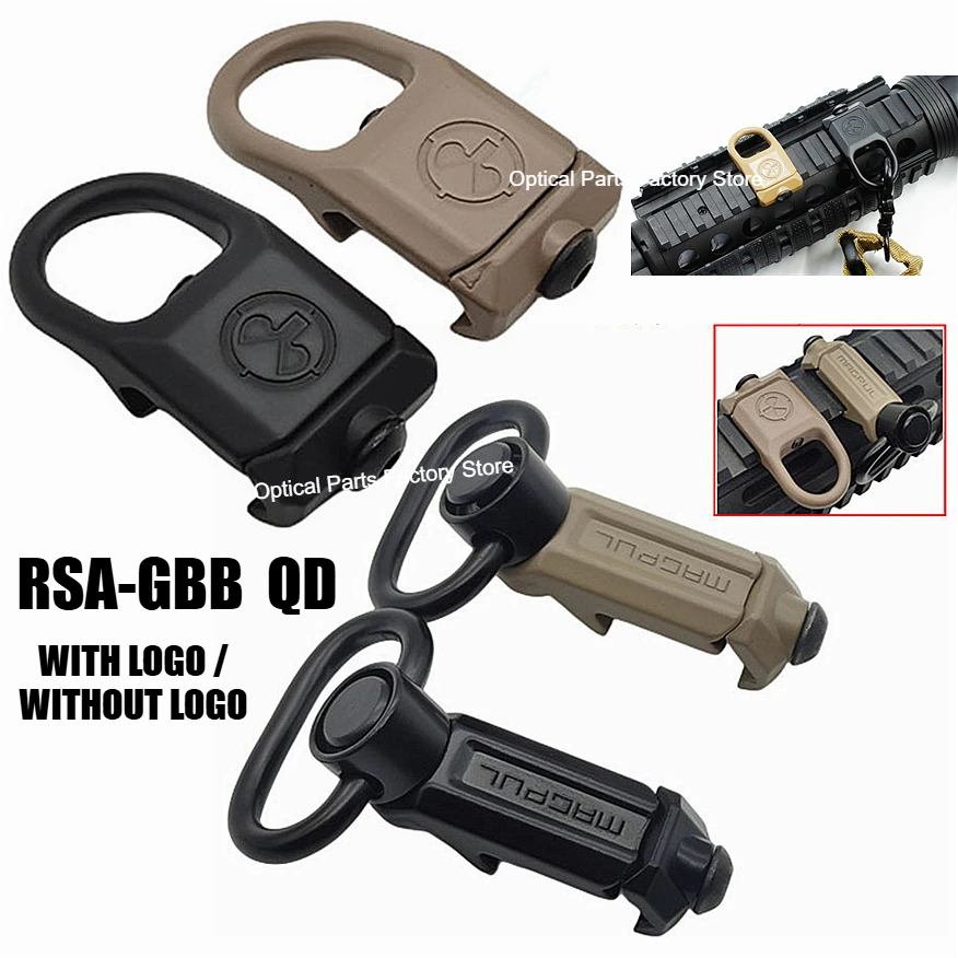 Tactical GBB Quick Detach Release QD Sling Swivel Scope Mount Hunting Accessories Fit Rail Rifle Gun QD Attachment Adapter