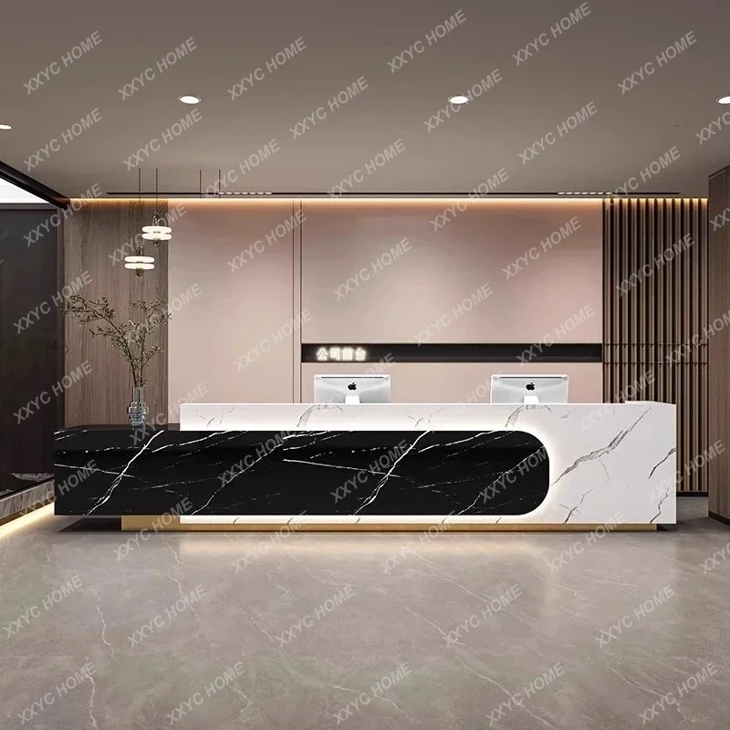 Luxury Cashier Desks Modern  Beauty Salon High-end Reception Desks Hotel Lobby Consultation Office Furnitur