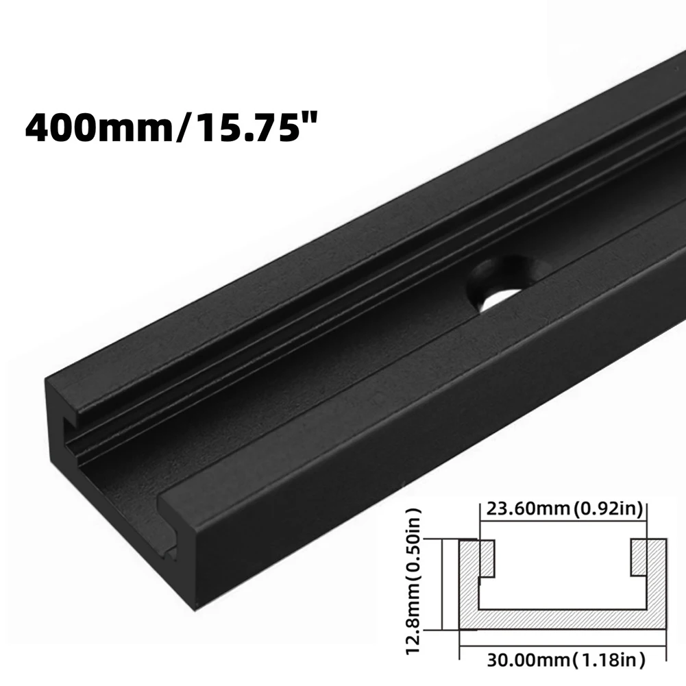 DIY Carpentry 500mm Aluminium T-Track Tool Woodworking DIY Woodworking 500mm Length Convenient Woodworking Tool