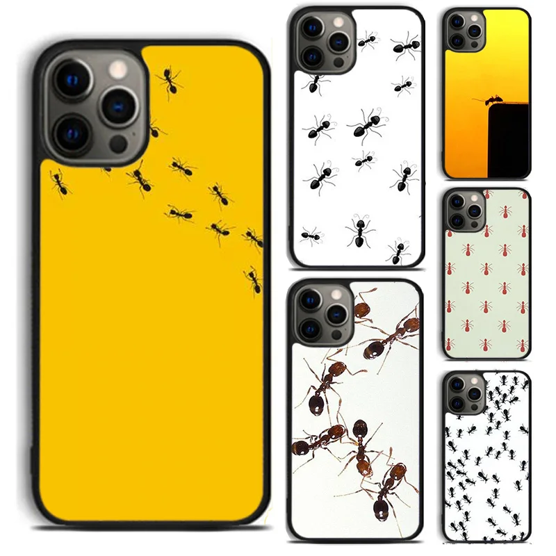 Creepy Ant Insects Scary phone Case Cover For iPhone 16 15 14 Plus XR XS apple 16 11 12 13 mini Pro Max coque