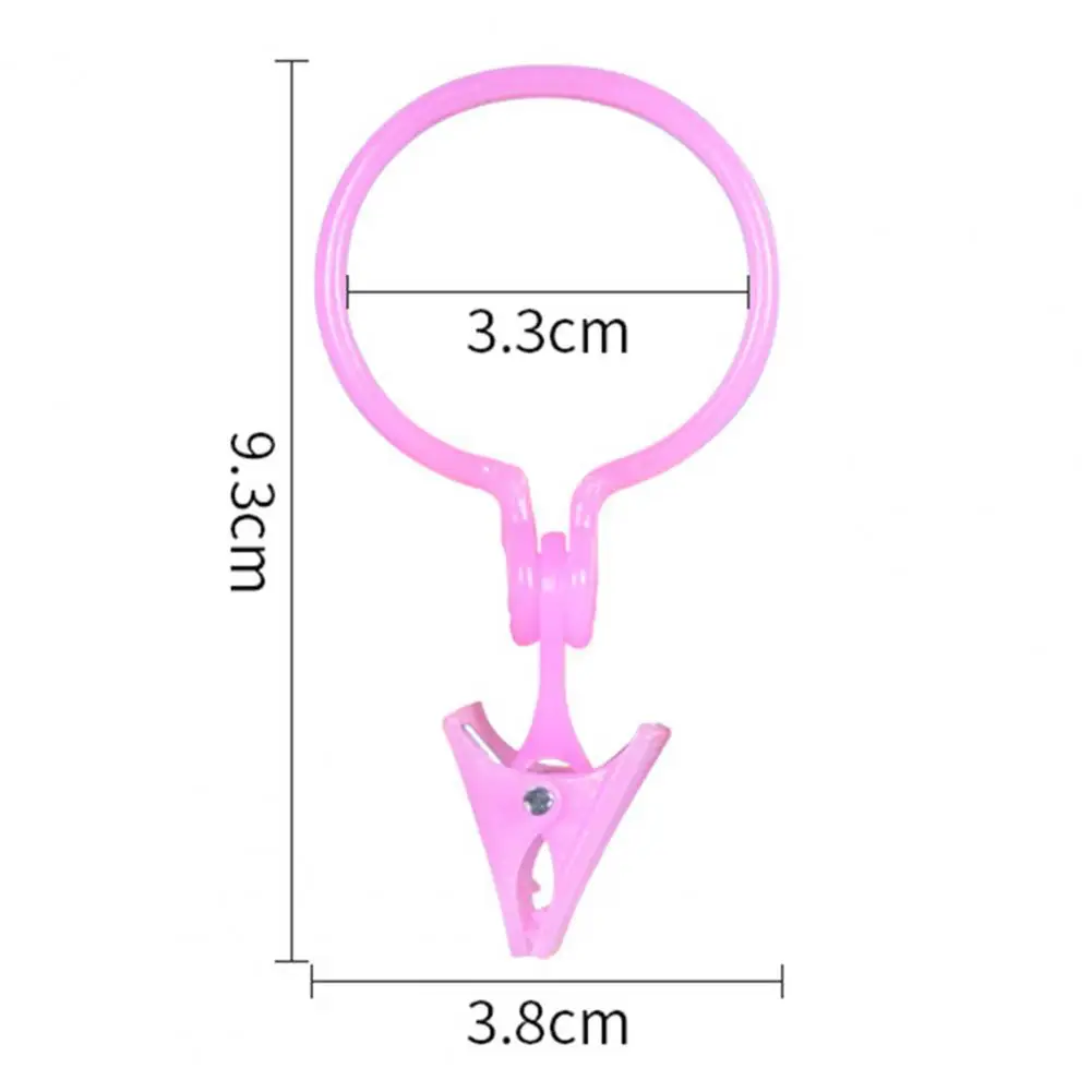 Curtain Holder Reusable Curtain Buckle Detachable Wide Application  Unique Shower Curtain Rod Hook