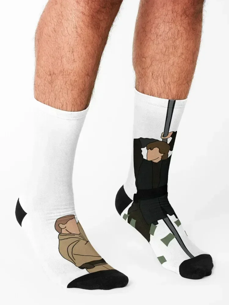 جوارب Stripper Anakin الكثير مخصصة للعام الجديد Run Designer Man Socks النسائية