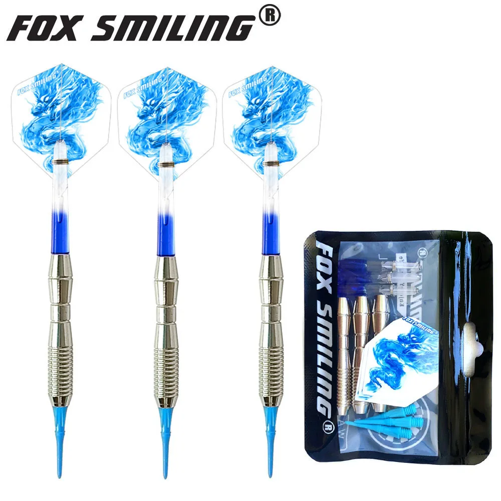 Fox Smiling 3PCS 18g Soft Darts With Nylon Darts Tips And Shafts