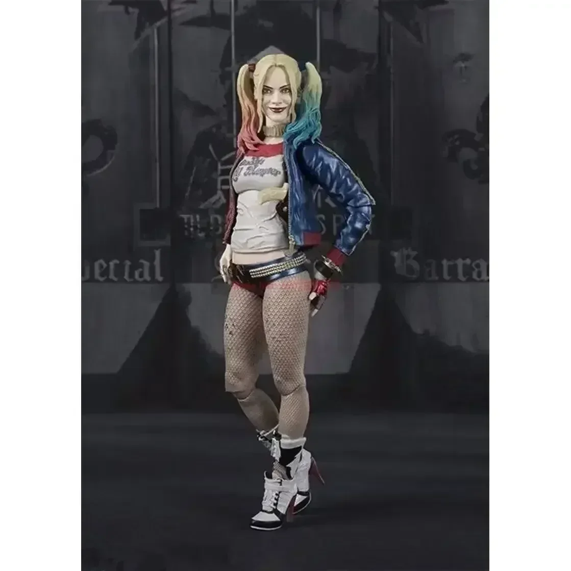 Shf Suicide Team X Task Force Ugly Harley Quinn Mobile Model Box Anime For Girls Toys Cool Decoration Gifts