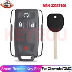 KEYECU Remote Key Fob For Chevrolet Silverado Colorado For GMC Sierra 2014 2015 2016 2017 2018 2019 2020 M3N-32337100 B119-PT