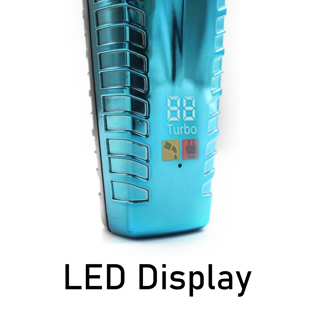 آلة التشطيب الرجالية Zero-Gap DLC T-Blade رأس الزيت شاشة LED منخفضة الضوضاء اللاسلكية مقص الشعر المهنية المتقلب