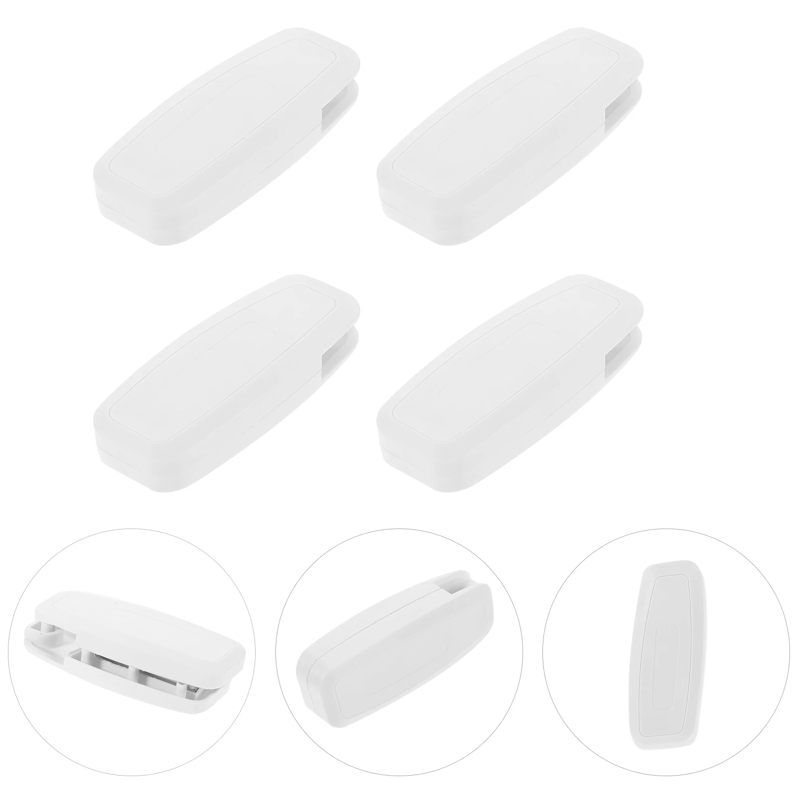 4 قطعة أوزان الحبل العمياء البلاستيك مقبض عمودي الأسطوانة أعمى تسحب الحبل قطرة الأبيض ملحقات النافذة خفيفة الوزن #5