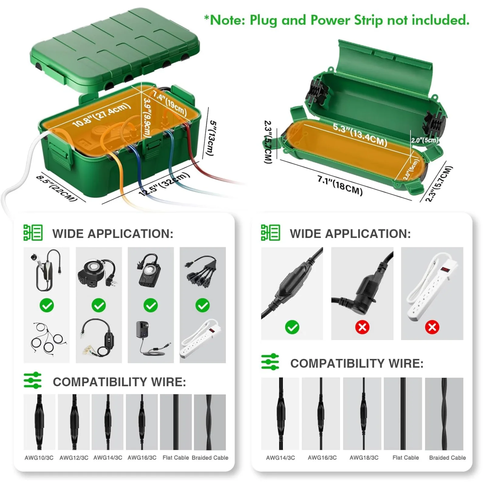Set di 5 scatole elettriche im - Outdoor Power Outlet Waterproof recensione e prezzo