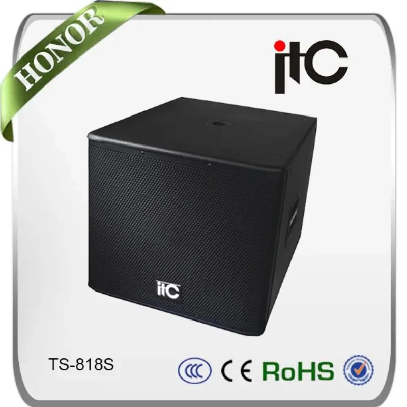 High End Professional 18 Inch Subwoofer Speaker Box With Ultra-low Frequency