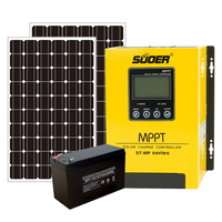 Suoer ST-MP60 20A 40A 60A 80A 100A 12v 24v 48v MPPT/PWM smart solar charge controller MPPT solar charger controller