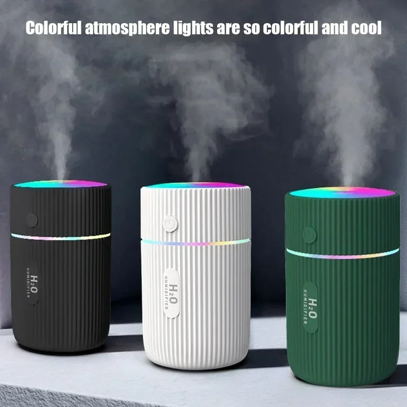 Aromatherapy Air Humidifier 220ml Universal Car Essential Oil Diffuser USB Cool Mist Maker Purifier LED Home Office Diffuser