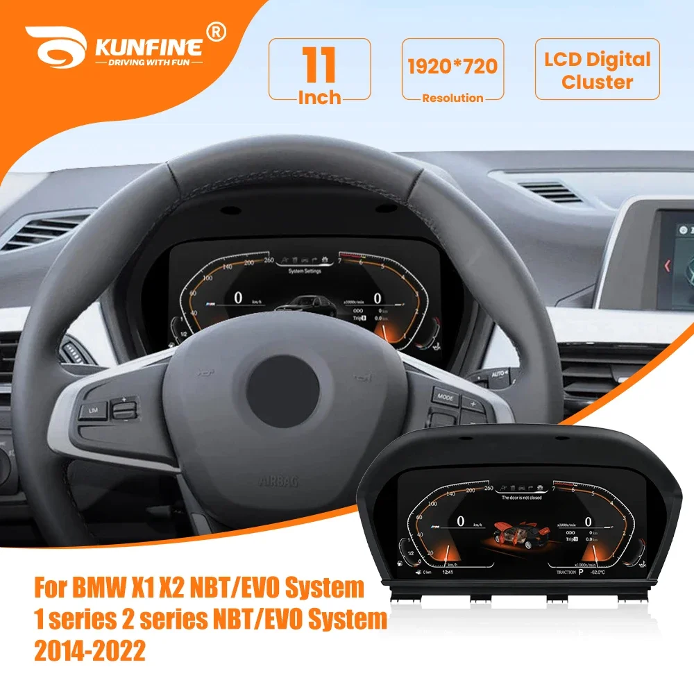 LCD Digital Instrument Cluster For BMW 1 2 Series X1 E84 2006-15 NBT/EVO Speedometer Virtual Instrument Panel Cockpit Dashboard