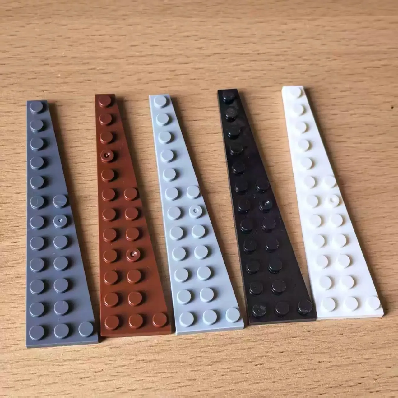 10PCS MOC Building block spare parts 48205 48208 4x6 wedge board left and right, 47397 47398 12x3 50304 50305 3x8 custom DIY toy