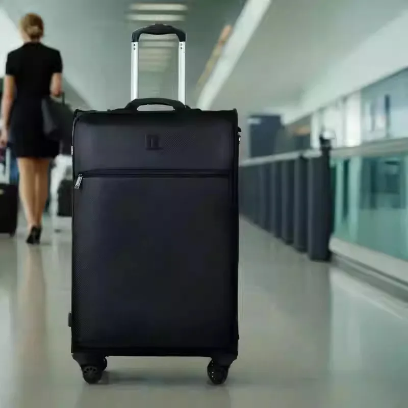 

Travel Bags For Men Women Travel Suitcase Oxford Fabric Lightweight Softside Luggage Spinner Suitcase With Wheels