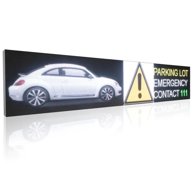 Outdoor P10 LED Display Sign 192*96CM RGB Display Billboard Sign Board Video/Image/Programmable Scrolling Message Waterproof SMD