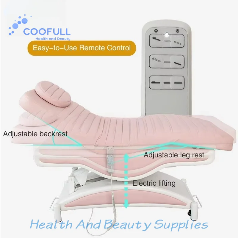 Coofull Electric Table De Massage Professional Luxury Facial Beauty Bed for Salon