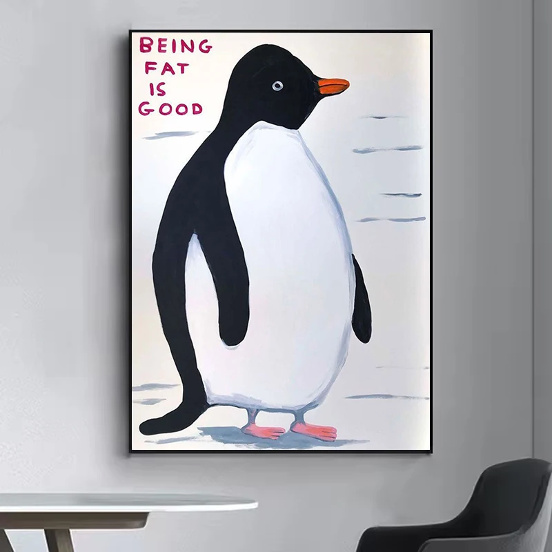 

David Shrigley Abstract Poster Canvas Wall Art Mural Decorative Paintings Decor for Room Interior Posters Home and Decoration