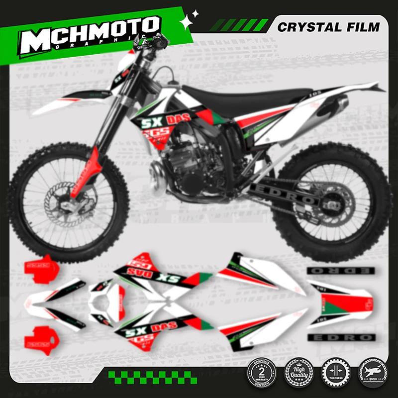 

MCHMFG For GASGAS 2010 2011 EC MC 200 250 300 350 Custom Team Graphics Backgrounds Decals For 3M Stickers Kit 002
